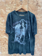 Vintage The Mountain T-Shirt Size XXL Charcoal Black Tie-Dye Pirate Graphic
